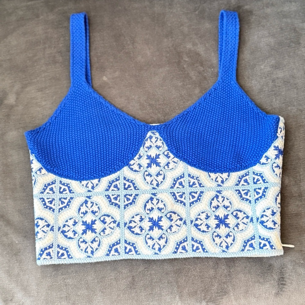 NWT RtA Joao Top in Blue - Picture 6 of 9